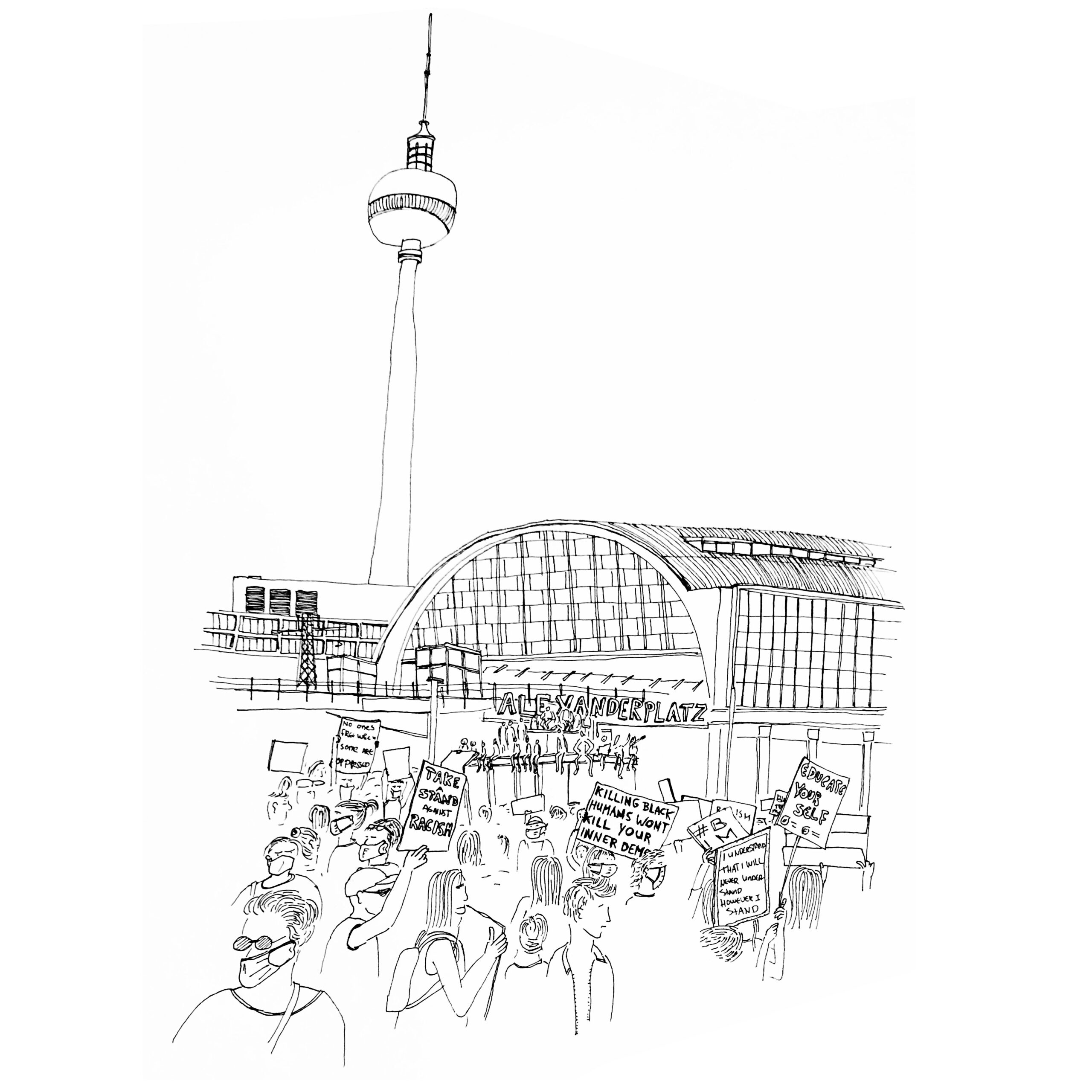 06-06-2020: Alexanderplatz, Berlin